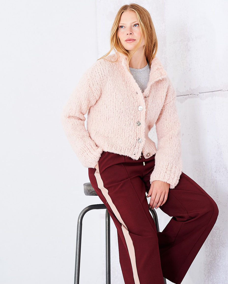 Knitted Jackets in Cloudlike Pattern - 10251