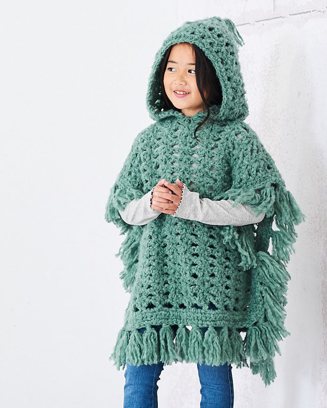 Crochet Ponchos in Cloudlike Pattern - 10254