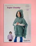 Crochet Ponchos in Cloudlike Pattern - 10254