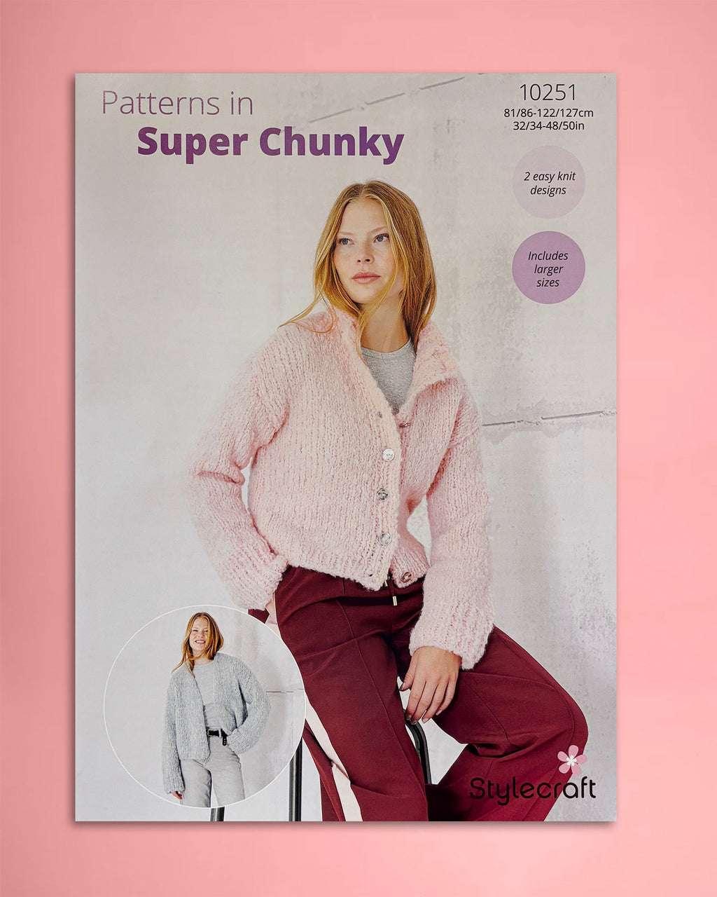 Knitted Jackets in Cloudlike Pattern - 10251