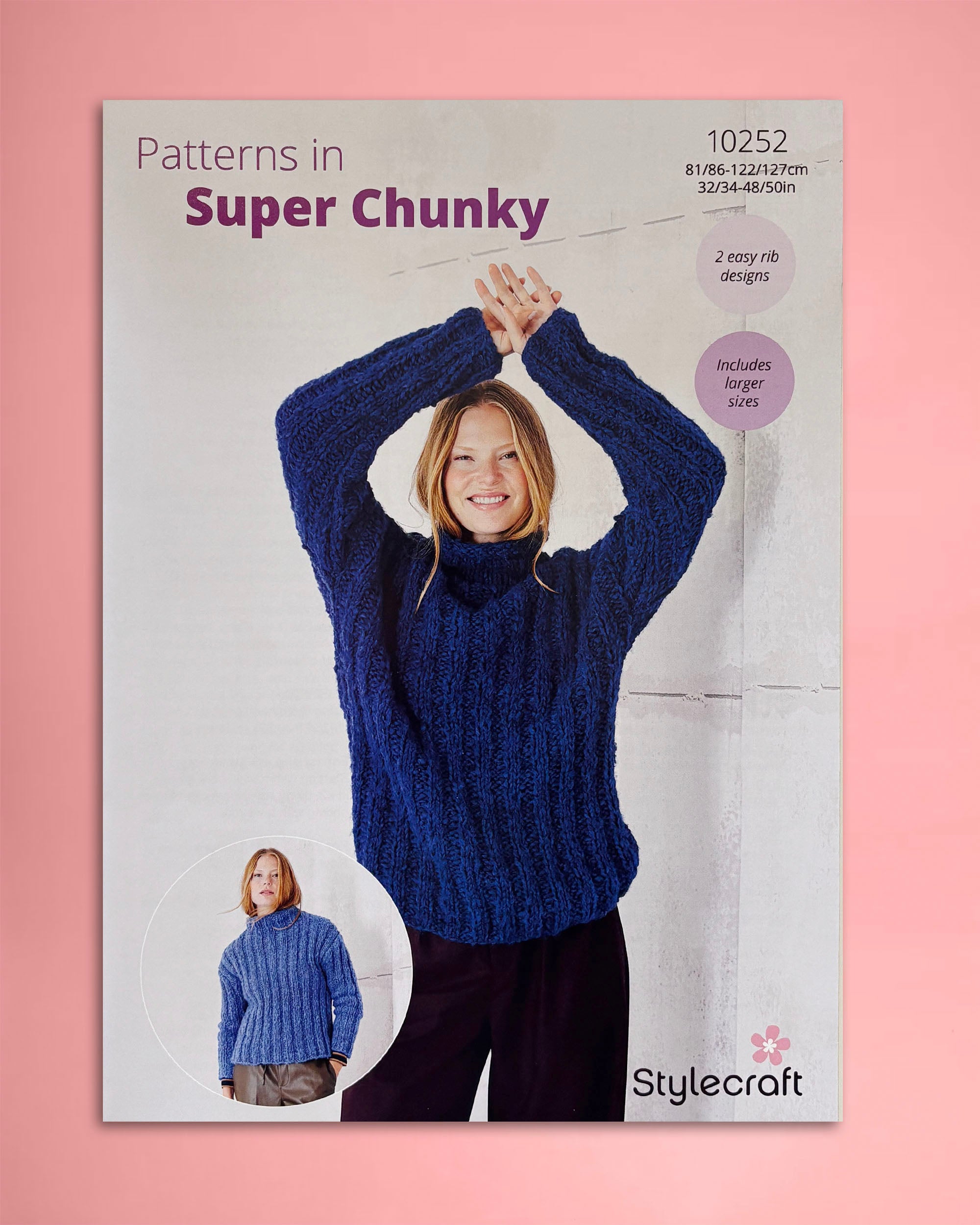 Knitted Sweaters in Cloudlike Pattern - 10252