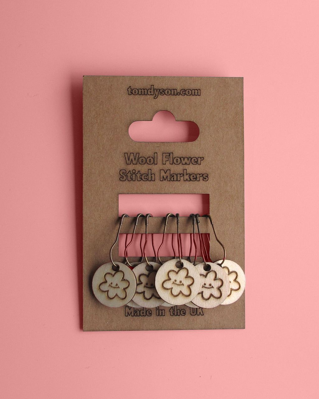 Wool Flower Stitch Markers