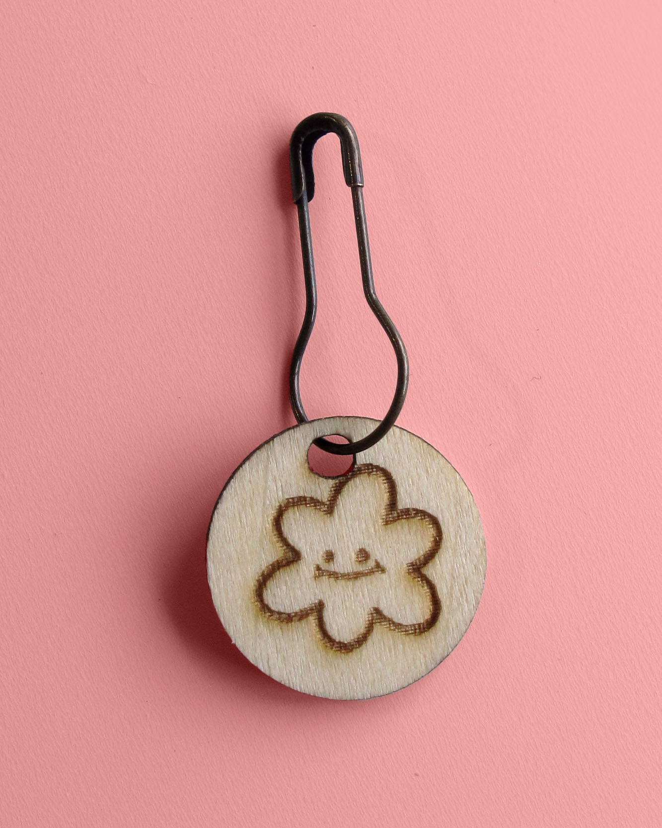 Wool Flower Stitch Markers